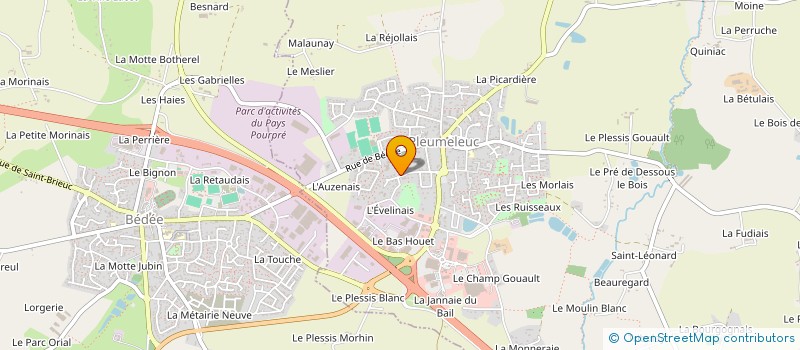 localisation de l'entreprise MADAME LAURENCE CAV  PLEUMELEUC