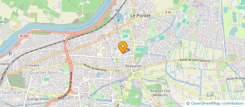 localisation de l'entreprise MADAME LAURENCE CAYLA  LE PONTET