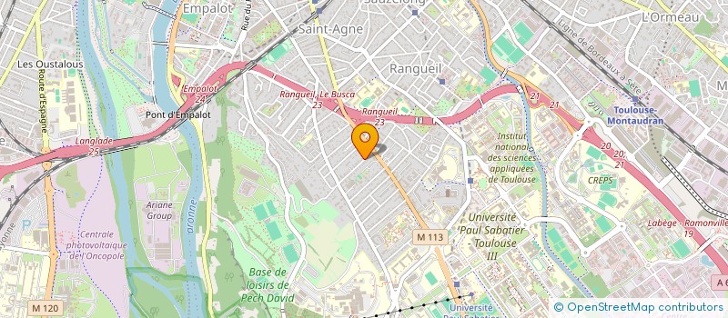 localisation de l'entreprise MADAME LAURENCE CAZARRE à TOULOUSE