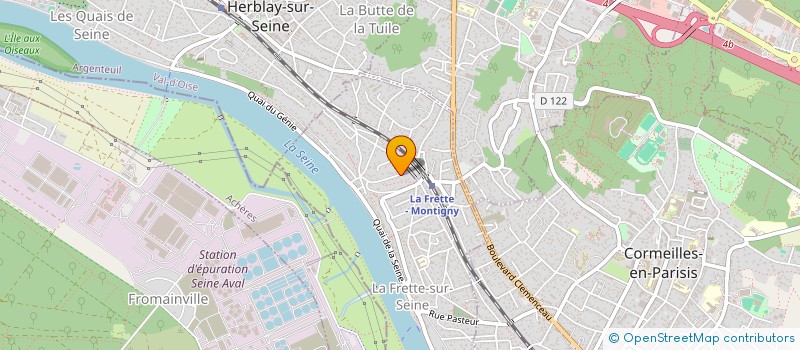 localisation de l'entreprise MADAME LAURENCE CECILE DERE à LA FRETTE-SUR-SEINE