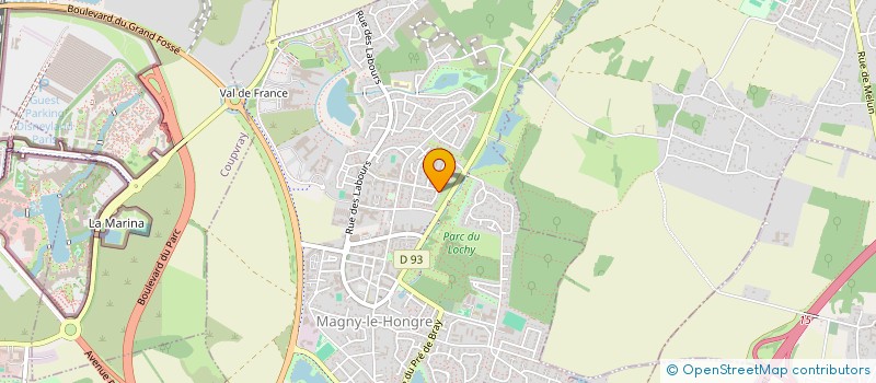 localisation de l'entreprise MADAME LAURENCE CENCI  MAGNY-LE-HONGRE