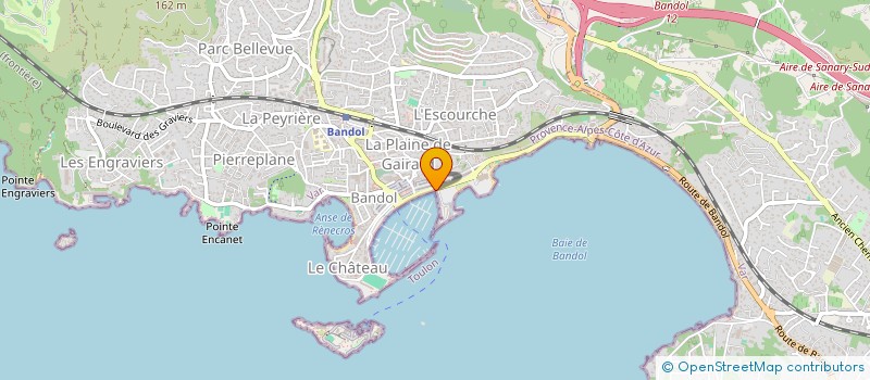 localisation de l'entreprise MADAME LAURENCE CENERINO  BANDOL