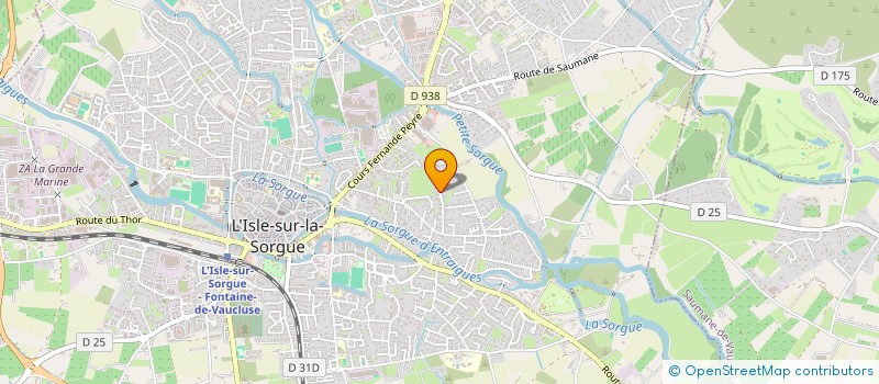 localisation de l'entreprise MADAME LAURENCE CERIA  L'ISLE-SUR-LA-SORGUE