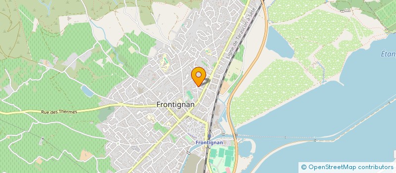 localisation de l'entreprise MADAME LAURENCE CHABEAUD à FRONTIGNAN