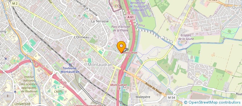 localisation de l'entreprise MADAME LAURENCE CHAMPEL à TOULOUSE
