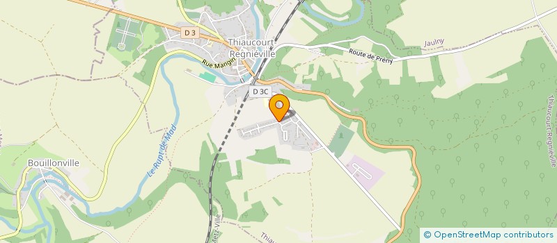 localisation de l'entreprise MADAME LAURENCE CHAPELIER  THIAUCOURT-REGNIEVILLE