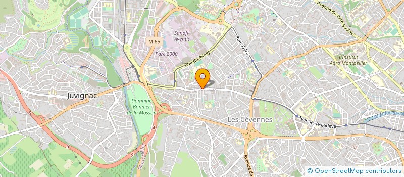 localisation de l'entreprise MADAME LAURENCE CHAPLAIN à MONTPELLIER