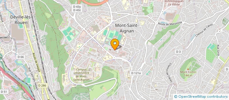 localisation de l'entreprise MADAME LAURENCE CHAPON  MONT-SAINT-AIGNAN