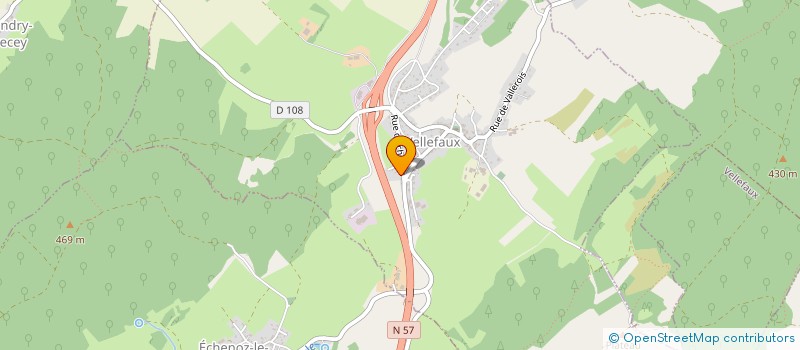 localisation de l'entreprise MADAME LAURENCE CHARLIER  VELLEFAUX