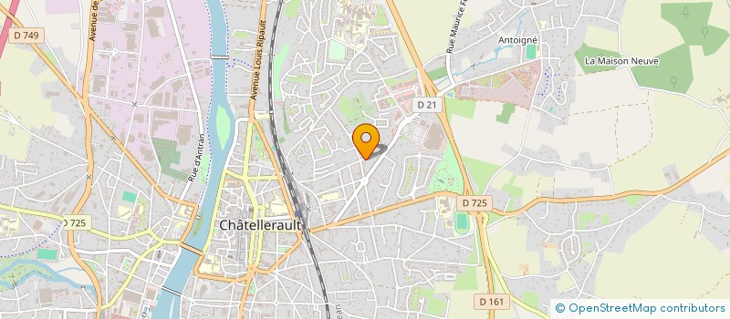 localisation de l'entreprise MADAME LAURENCE CHARPENTIER  CHATELLERAULT