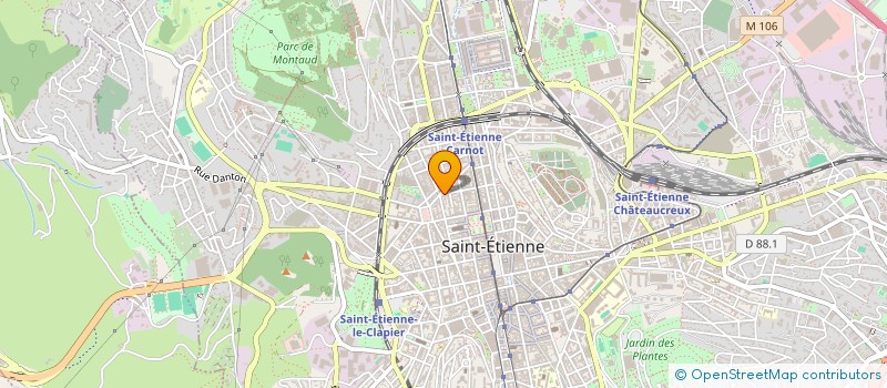 localisation de l'entreprise MADAME LAURENCE CHARRANSOL à SAINT-ETIENNE