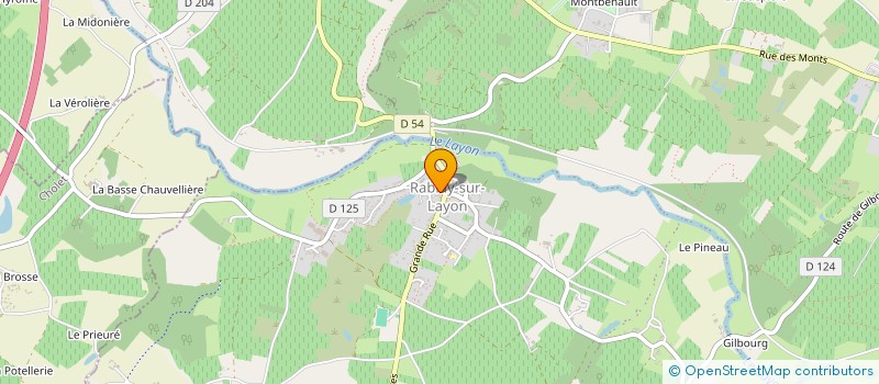 localisation de l'entreprise MADAME LAURENCE CHARRAUD  BELLEVIGNE-EN-LAYON