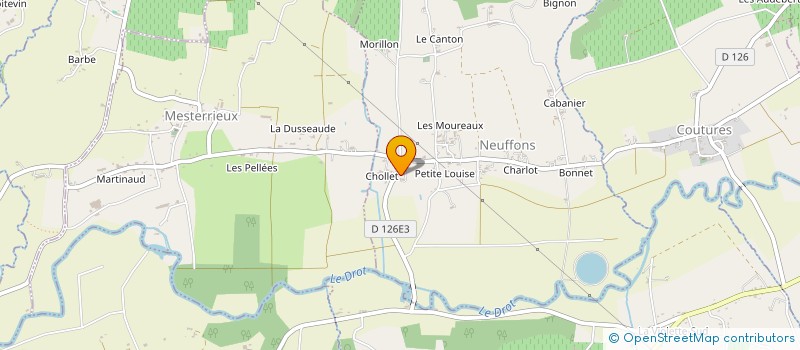 localisation de l'entreprise MADAME LAURENCE CHASSAGNE  NEUFFONS