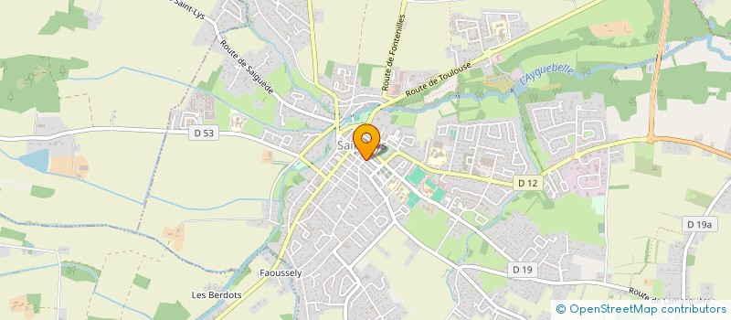 localisation de l'entreprise MADAME LAURENCE CHENAULT  ST LYS