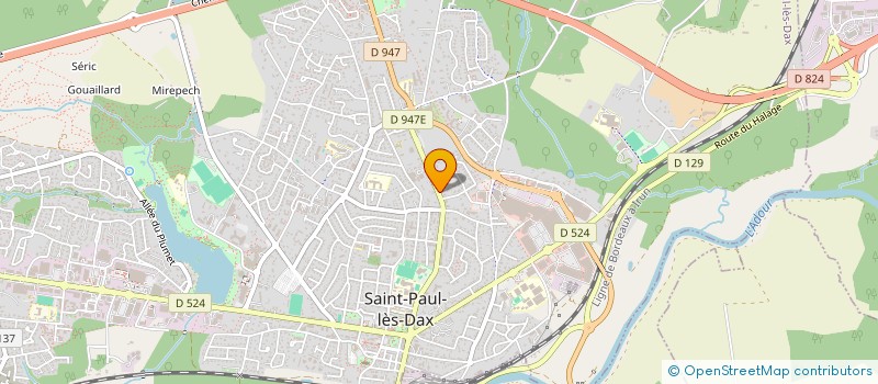 localisation de l'entreprise MADAME LAURENCE CHENO  SAINT-PAUL-LES-DAX