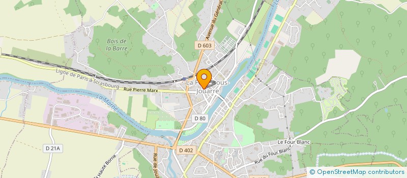 localisation de l'entreprise MADAME LAURENCE CHEVALLIER  MONTMIRAIL