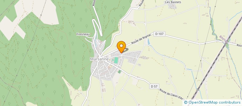 localisation de l'entreprise MADAME LAURENCE CHEVALLIER à MARSANNE