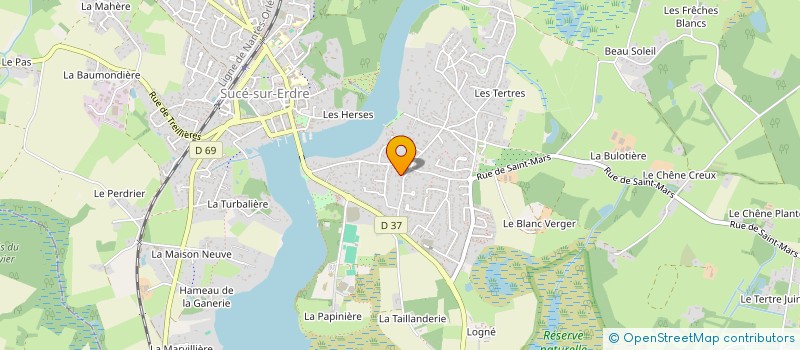 localisation de l'entreprise MADAME LAURENCE CHOPIN  SUCE-SUR-ERDRE