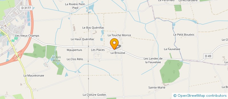 localisation de l'entreprise MADAME LAURENCE CHOTARD  GUIPRY-MESSAC