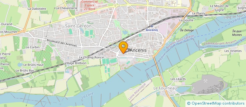 localisation de l'entreprise MADAME LAURENCE CHRISTIANE LEFEUVRE à ANCENIS-SAINT-GEREON