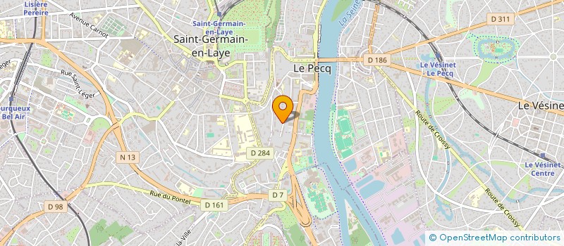 localisation de l'entreprise MADAME LAURENCE CIAGHI  LE PECQ