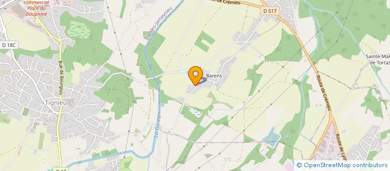 localisation de l'entreprise MADAME LAURENCE CLARAZ  SAINT-ROMAIN-DE-JALIONAS