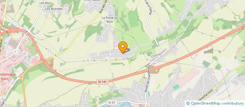 localisation de l'entreprise MADAME LAURENCE CLEVELAND  CHAMPNIERS