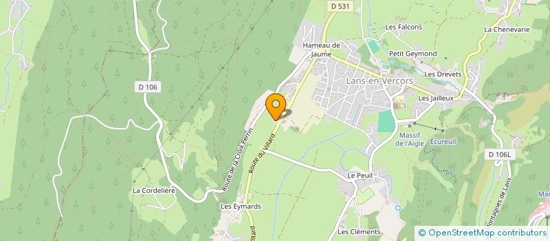 localisation de l'entreprise MADAME LAURENCE CLORIS à CORRENCON-EN-VERCORS