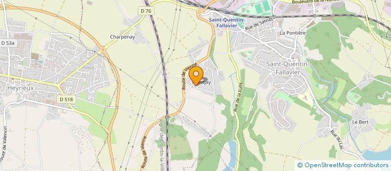 localisation de l'entreprise MADAME LAURENCE COCHET  SAINT-QUENTIN-FALLAVIER