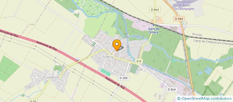 localisation de l'entreprise MADAME LAURENCE COIENTIN  SILLERY