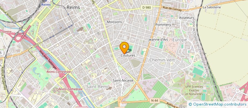 localisation de l'entreprise MADAME LAURENCE COISEUR  REIMS