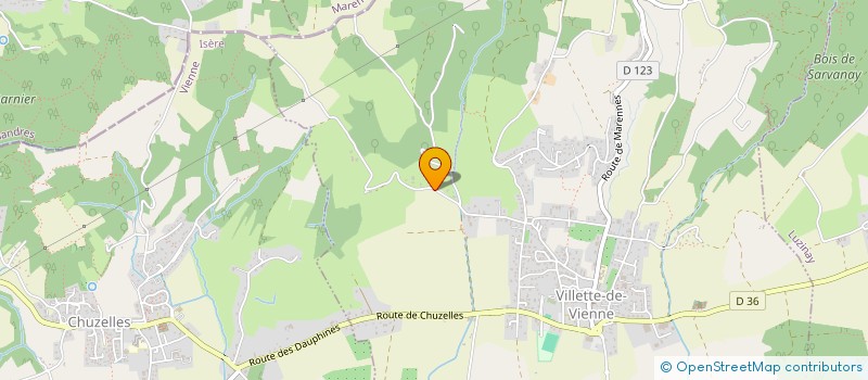 localisation de l'entreprise MADAME LAURENCE COLIN  VILLETTE-DE-VIENNE