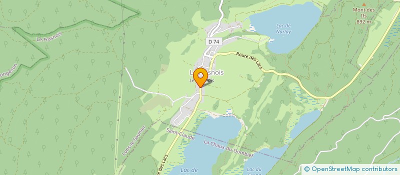 localisation de l'entreprise MADAME LAURENCE COLOMBATTO  LE FRASNOIS