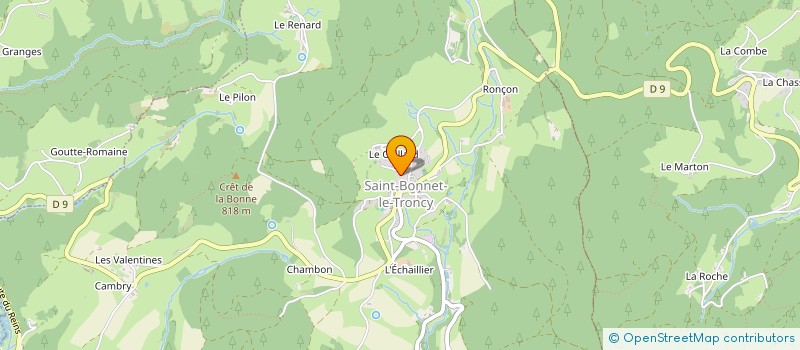 localisation de l'entreprise MADAME LAURENCE COMBY  SAINT-BONNET-LE-TRONCY