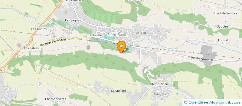 localisation de l'entreprise MADAME LAURENCE CONESA  SAINT-SAVIN