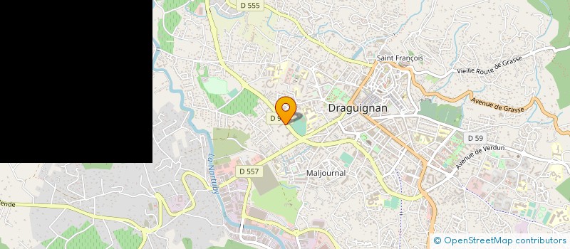 localisation de l'entreprise MADAME LAURENCE CONTRERAS à FREJUS