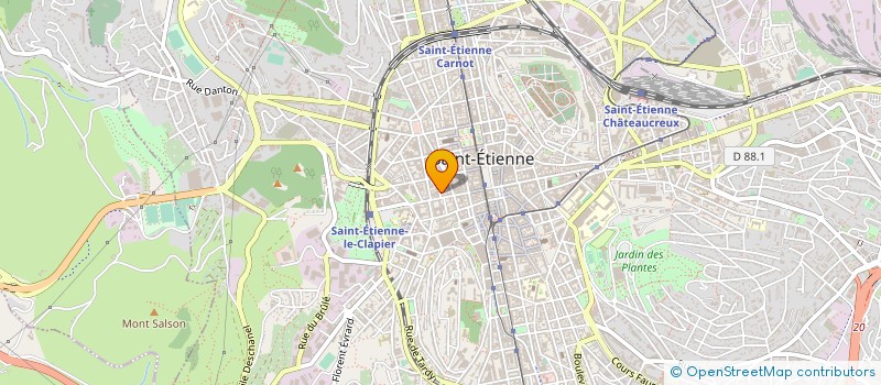 localisation de l'entreprise MADAME LAURENCE CONVERS  SAINT-ETIENNE