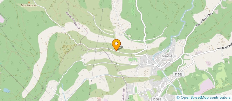 localisation de l'entreprise MADAME LAURENCE COQUILHAT  MEYREUIL