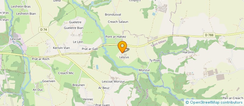 localisation de l'entreprise MADAME LAURENCE CORLET à SAINT-MEEN