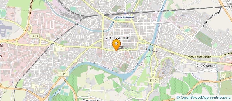 localisation de l'entreprise MADAME LAURENCE CORMOULS HOULES  CARCASSONNE