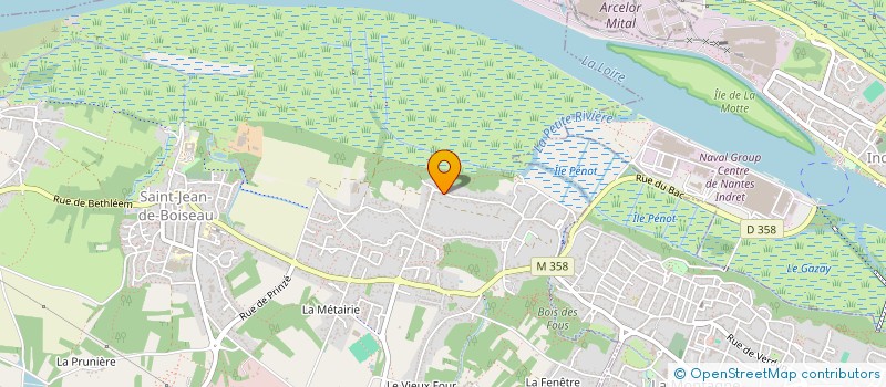 localisation de l'entreprise MADAME LAURENCE CORRE  SAINT-JEAN-DE-BOISEAU