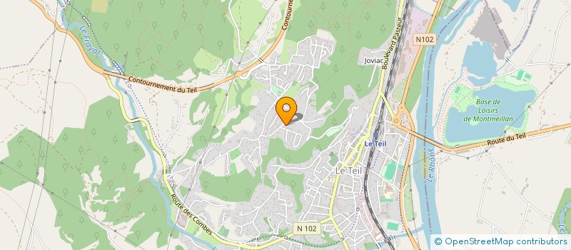 localisation de l'entreprise MADAME LAURENCE COTTINEAU  LE TEIL