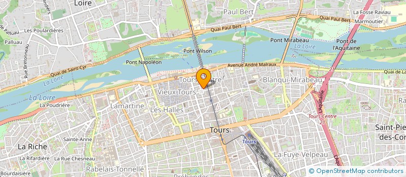 localisation de l'entreprise MADAME LAURENCE COURBIN  TOURS