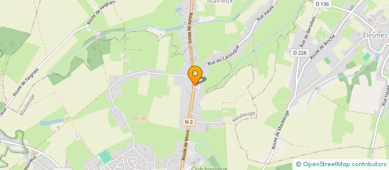 localisation de l'entreprise MADAME LAURENCE COURTIN  MAUBEUGE