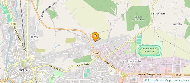 localisation de l'entreprise MADAME LAURENCE COUSIN  LISIEUX