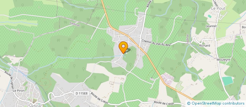 localisation de l'entreprise MADAME LAURENCE CREUGNER  SADIRAC