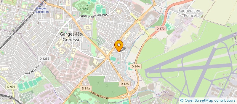 localisation de l'entreprise MADAME LAURENCE CROQ à GARGES-LES-GONESSE