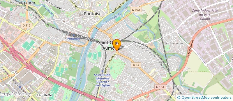 localisation de l'entreprise MADAME LAURENCE CROUZET à SAINT-OUEN-L'AUMONE