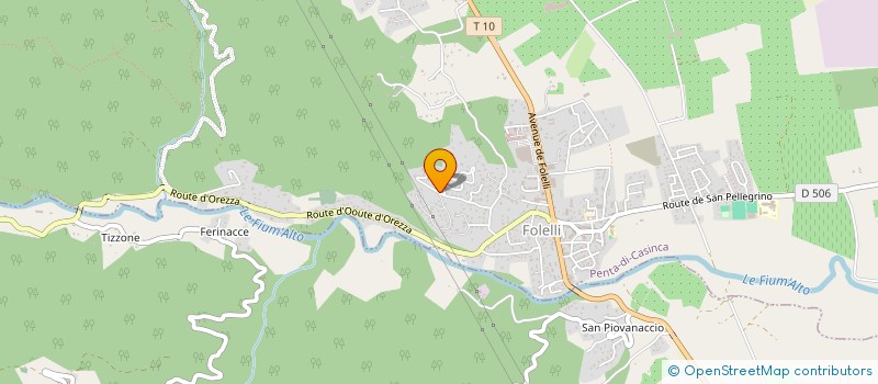 localisation de l'entreprise MADAME LAURENCE CROUZIER à PENTA-DI-CASINCA