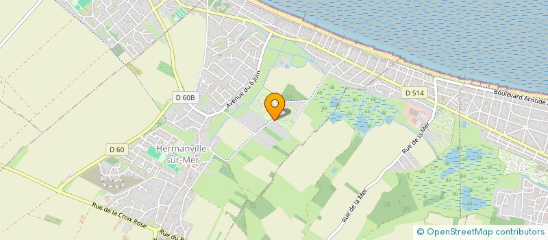 localisation de l'entreprise MADAME LAURENCE CUCHEVAL  HERMANVILLE-SUR-MER